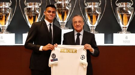 رينير يسجل للمرة الأولى مع ريال مدريد