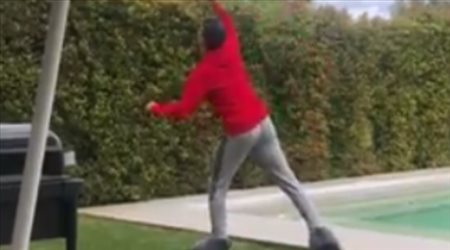 نجم ريال مدريد يسلي نفسه بابتكار لعبة جديدة