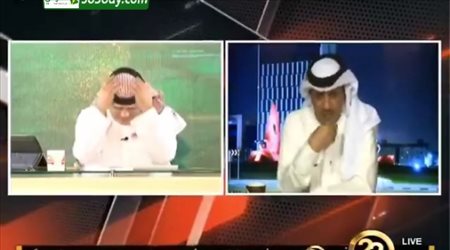 مناقشة ساخنة بين الهشبول وضيفه على الهواء بسبب لاعب النصر
