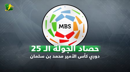 حصاد الجولة 25 من دوري المحترفين