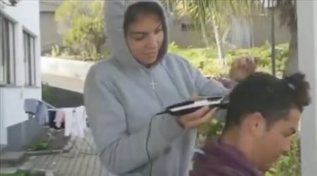 قصة شعر جديدة لكريستيانو رونالدو