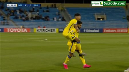 قذيفة العبيد تنقذ النصر من الهزيمة أمام السد