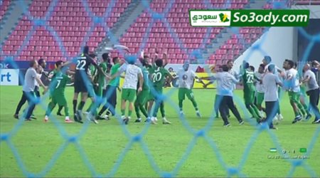 فرحة منتخبنا الوطني بالتأهل للأولمبياد 2020