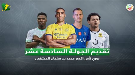 تقديم الجولة 16 من دوري المحترفين