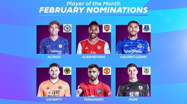 بدون نجوم ليفربول.. المرشحين لجائزة أفضل لاعب في الشهر بالدوري الإنجليزي