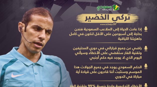 "أخطاء التحكيم وأمنية برحيل الأجانب".. 6 تصريحات نارية من تركي الخضير