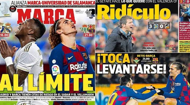 صحف العالم ليوم الأحد.. اختبار عاطفي أمام سيتين وسقوط مدوي ليوفنتوس