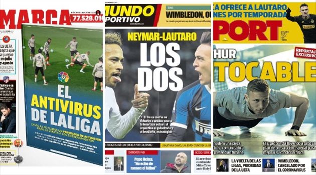 صحف العالم اليوم الخميس..حرب الرواتب في إنجلترا وصفقة "نيمار- لاوتارو"