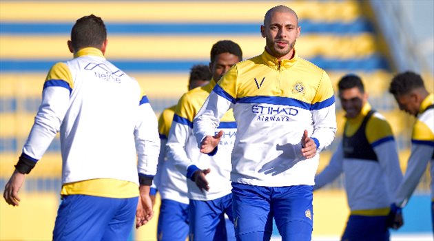  بشرى سارة في تدريبات النصر قبل مواجهة ضمك