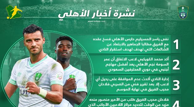 نشرة أخبار الأهلي| فلادان يحدد مصير الراحلين وحقيقة فسخ عقد المسيليم