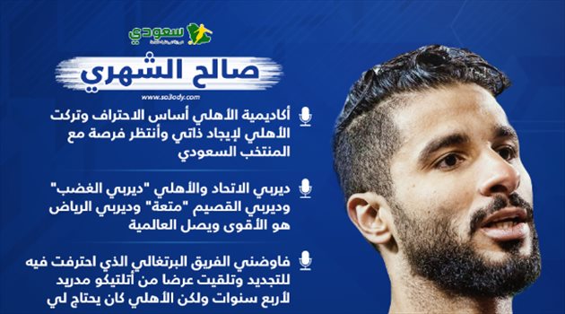 "صراع الأهلي والهلال وعرض أوروبي وحلم الآسيوية".. تصريحات مثيرة من صالح الشهري