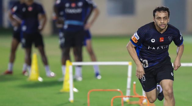 تدريبات الهلال| الشلهوب ينهي برنامج التأهيل قبل ديربي النصر