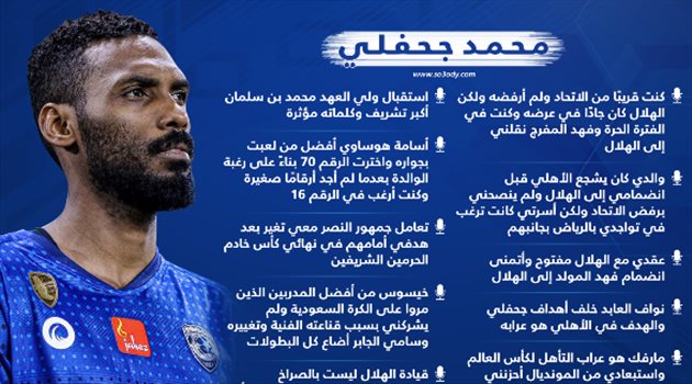 "لماذا فضل الهلال على الاتحاد وماذا بعد هدفه في النصر".. جحفلي يفجر مفاجآت