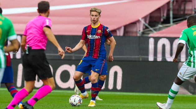 برشلونة "يقسو" على ريال بيتس بخماسية بالدوري الإسباني