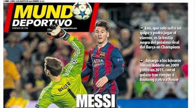 صحف العالم ليوم الاثنين| ميسي كابوس بايرن ميونيخ.. وتحذير أخير لـ"دي خيا"