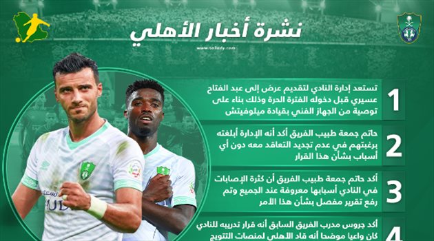 نشرة أخبار الأهلي| تحرك عاجل بسبب عسيري وطبيب النادي يكشف مفاجآت بعد إقالته