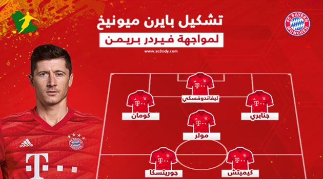بايرن ميونيخ بالقوة الضاربة ضد بريمن.. لـ"حسم لقب الدوري الألماني"