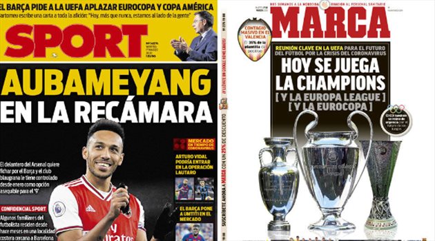 صحف العالم ليوم الثلاثاء.. اتجاه لاستئناف الكرة الأوروبية وتحركات خفية من برشلونة