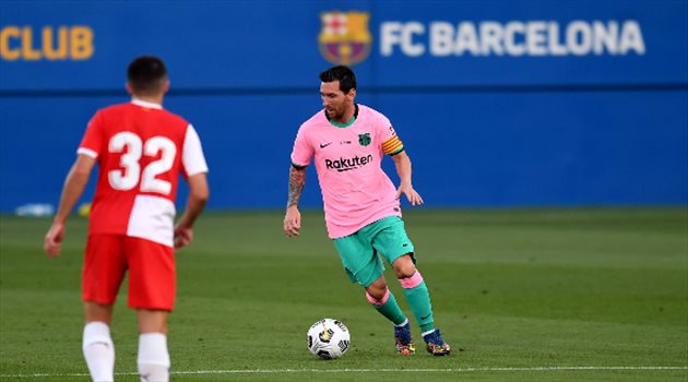 ميسي ميسي يتألق ويسجل للمرة الأولى تحت قيادة كومان