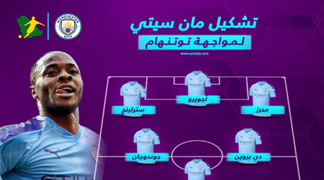 محرز يقود مانشستر سيتي أمام توتنهام.. ومفاجآت دفاعية