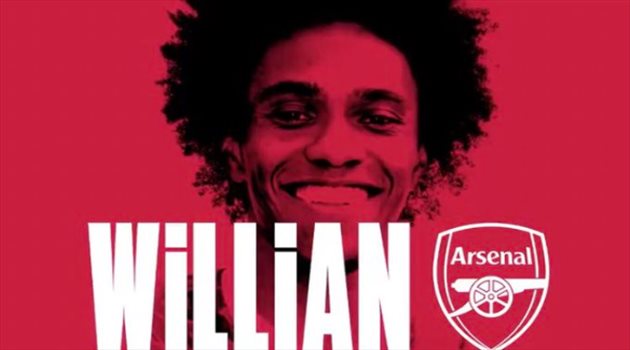 أرسنال يعلن عن ضم البرازيلي ويليان "مجانا"