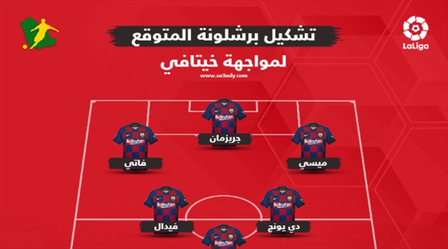 تغيير مفاجئ في تشكيل برشلونة المتوقع أمام خيتافي.. وتعرف على المعلقين والقنوات الناقلة