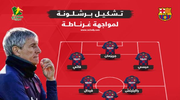 تعرف على بديل سواريز في تشكيل برشلونة أمام غرناطة بالدوري الإسباني