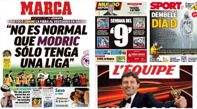 صحف العالم ليوم الثلاثاء.. قنبلة جديدة بشأن ميسي ويوم حاسم في برشلونة