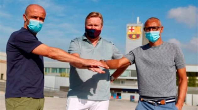 شرودر ولارسون مع كومان كومان يرغب في إضافة "مدرب السعودية" السابق لطاقمه المعاون في برشلونة