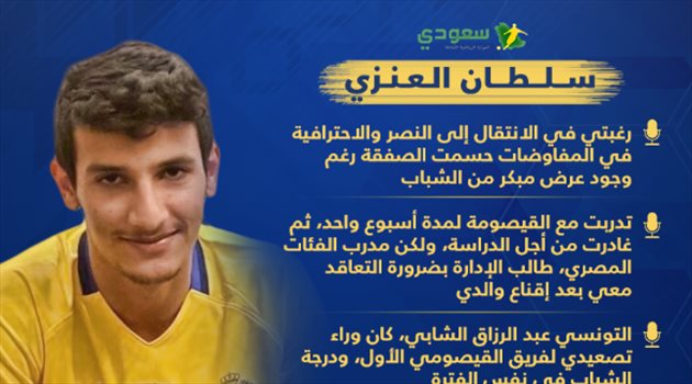 أبرز لاعب في النصر وسر رفض الشباب ومفاجآت مثيرة عن بداياته.. "سلمان الفرج الجديد" يفجرها