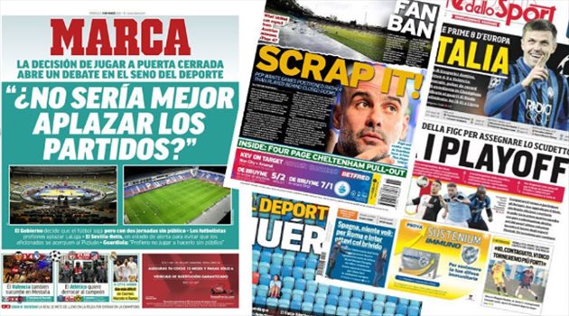 صحف العالم ليوم الأربعاء.. ذعر في إنجلترا من المالك المصاب وكلوب يخشى أتلتيكو "القذر"