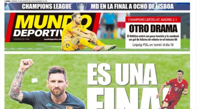 صحف العالم ليوم الجمعة| "لعنة لشبونة" تصيب أتلتيكو مدريد وبرشلونة يتمسك بـ"سحر ميسي"