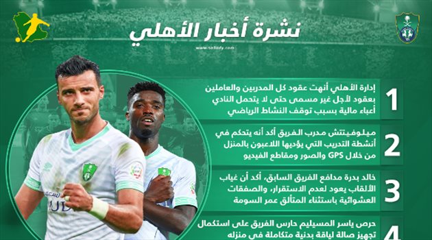 نشرة أخبار الأهلي| تسريح المدربين وتصريح خطير من مدافع الفريق السابق