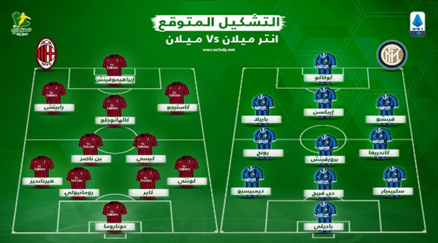 لوكاكو ضد إبراهيموفيتش.. التشكيل المتوقع لديربي ميلان