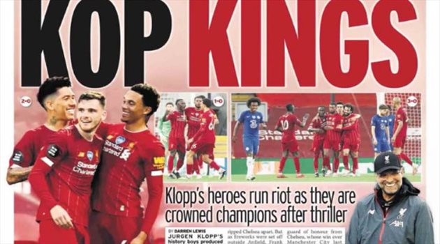 صحف العالم ليوم الخميس| تتويج ملوك ليفربول ورونالدو مثل المجنون للحذاء الذهبي