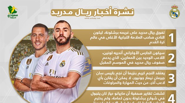 نشرة أخبار ريال مدريد| تفوق على برشلونة.. ونيمار الأمهر دون منازع