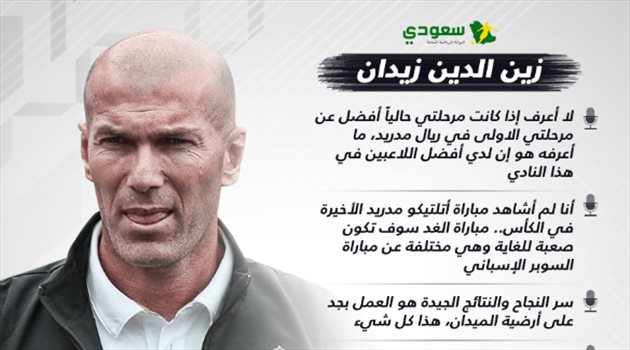 زيدان يكشف سر النجاح مع ريال مدريد ومصير "بيل" من عرض توتنهام