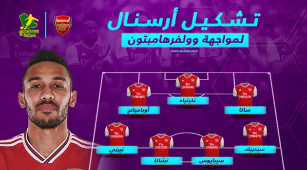 أرتيتا يراهن على الشباب في تشكيل أرسنال لمواجهة وولفرهامبتون