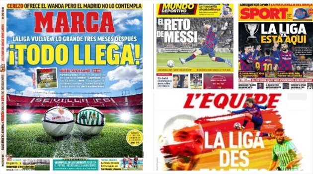 صحف العالم ليوم الخميس.. تحديات ميسي في الليجا وتهديد ديربي ليفربول