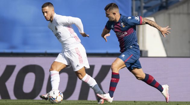 هازارد هازارد يستعيد بريقه بعد 392 يوما.. "أرقام نجم ريال مدريد ضد هويسكا"