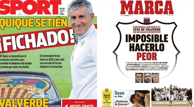 صحف العالم ليوم الثلاثاء.. أصداء إقالة فالفيردي وتعيين سيتين وصدمة جديدة بشأن هاري كين