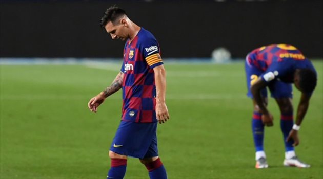 ميسي يرحل عن برشلونة.. أول تعليق من كيكي سيتين