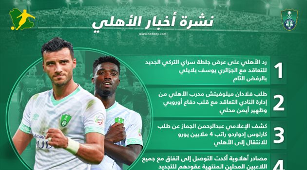 نشرة أخبار الأهلي| كواليس المفاوضات مع نجم الهلال.. ومفاجأة كبرى