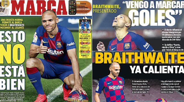 صحف العالم| مهاجم جديد في برشلونة.. وستيرلينج يعلق على انتقاله إلى ريال مدريد