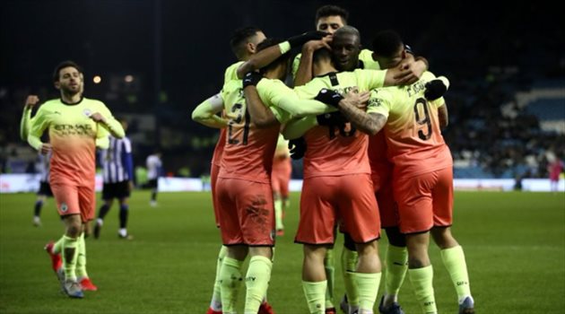أجويرو يتحول لأسطورة كأس الاتحاد الإنجليزي بهدفه القاتل في شيفيلد وينزداي