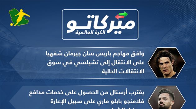 ميركاتو سعودي.. كافاني يحسم وجهته ومنافسة شرسة على لاعب برشلونة