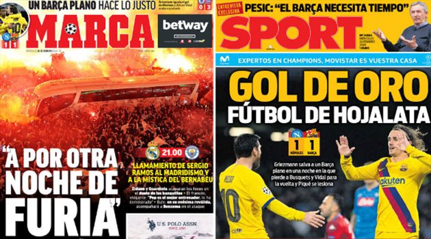 صحف العالم ليوم الأربعاء.. أزمة في البرسا رغم النتيجة الإيجابية ومصائب "كورونا" مستمرة