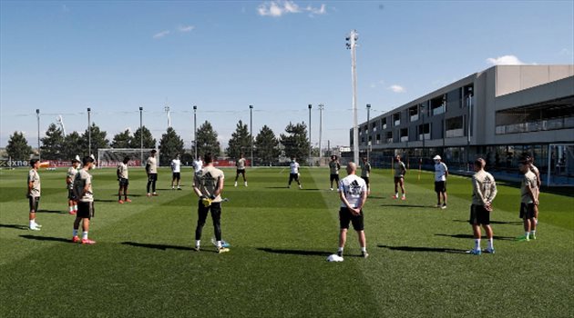 التدريب الأخير لريال مدريد قبل موقعة استعادة الصدارة