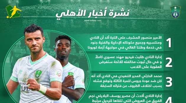 نشرة أخبار الأهلي| مفاجأة عن عودة جروس وتحديد مصير البلايلي
