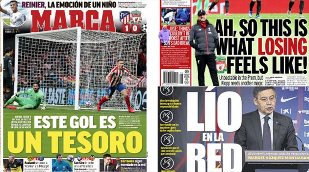 صحف العالم اليوم السبت.. هازارد جاهز والصراعات الداخلية تحطم برشلونة قبل دوري الأبطال